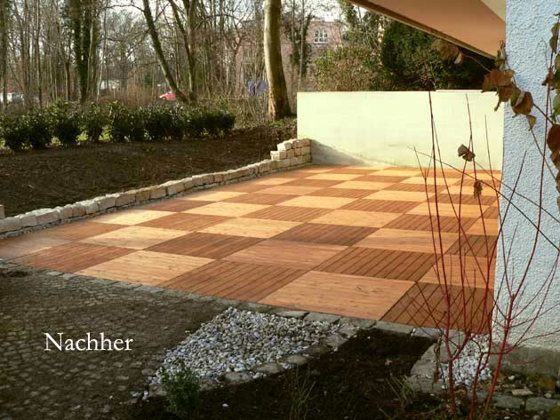 Holzterrasse nachher - ANDERLIK GmbH München